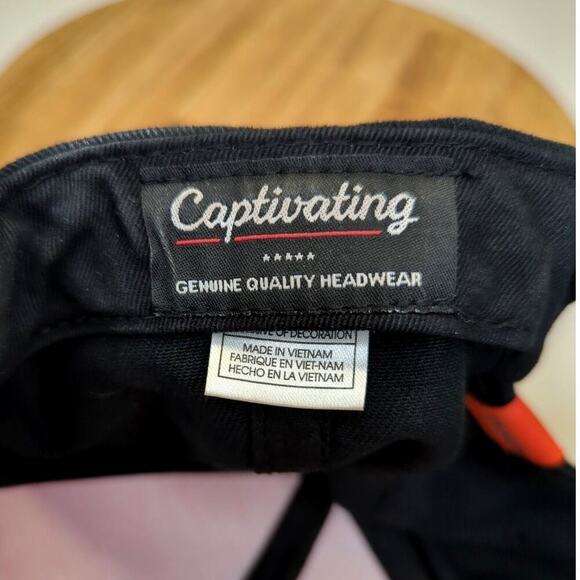 Oregon State Beavers Hat OSU Adjustable Snap back Embroidered Beaver Orange Cap - Picture 5 of 6